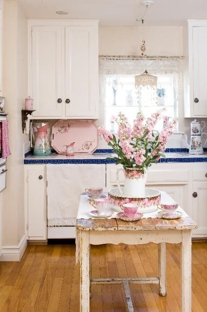 35 Awesome Shabby Chic Kitchen Designs, Accessories and ...