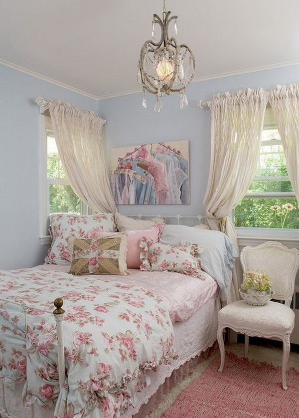 30+ Cool Shabby Chic Bedroom Decorating Ideas - For Creative Juice