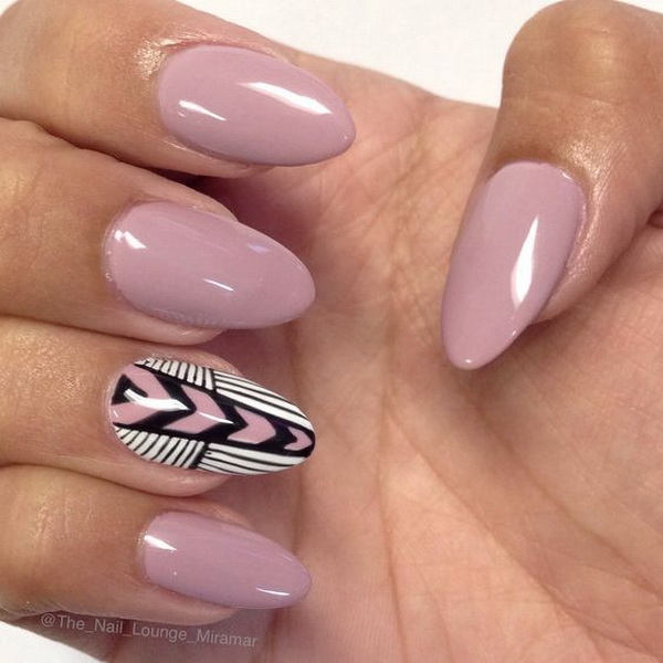 40 Stylish short almondshaped nails to get inspired  Lily Fashion Style