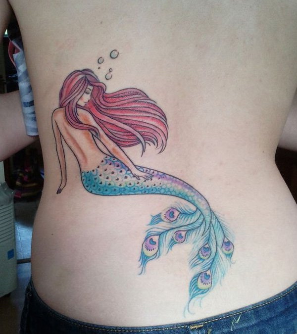 Watercolor splash mermaid tattoos for men and women TattoosforMen  Mermaid  tattoo designs Tattoos for guys Mermaid tattoos