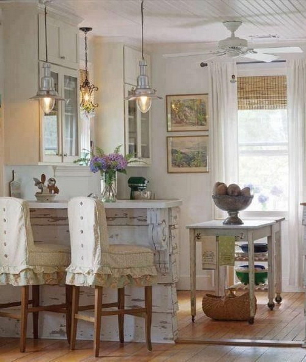 35 Awesome Shabby Chic Kitchen Designs, Accessories And Decor Ideas ...