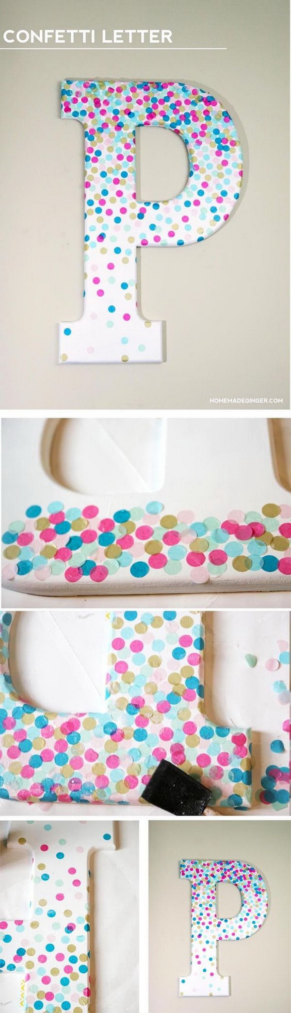 20+ Best DIY Decorative Letters With Lots Of Tutorials - For Creative Juice