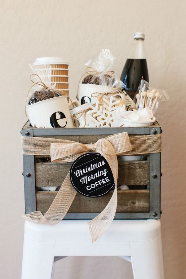 45+ Creative DIY Gift Basket Ideas For Christmas - For Creative Juice