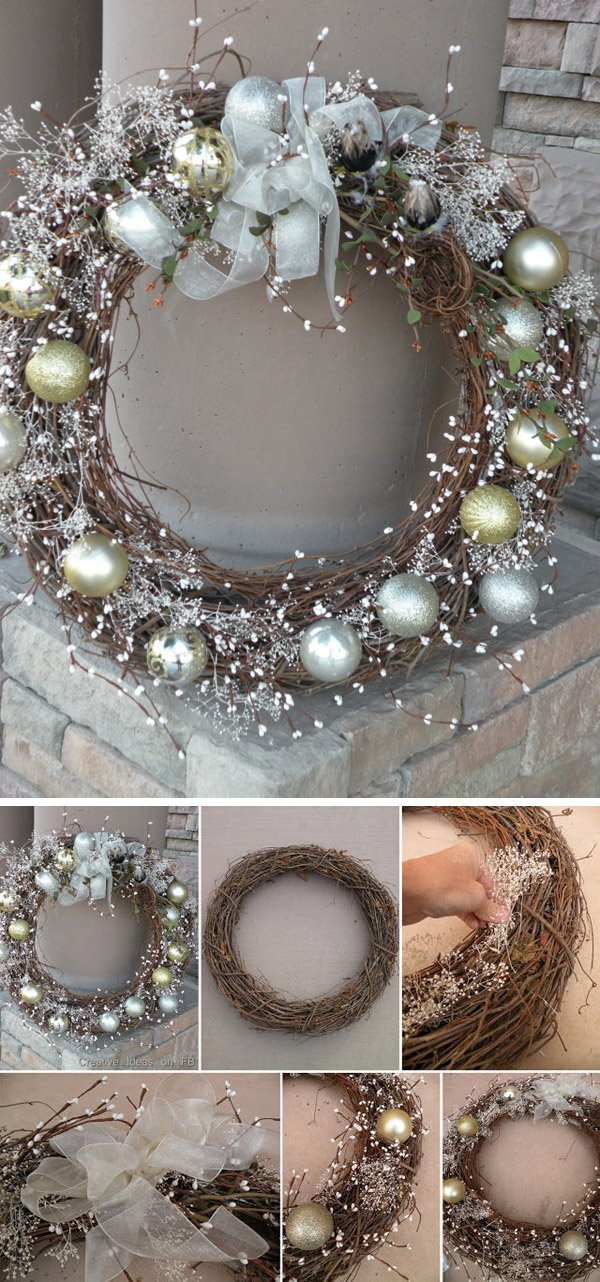 30+ Festive DIY Christmas Wreaths With Lots Of Tutorials - For Creative ...