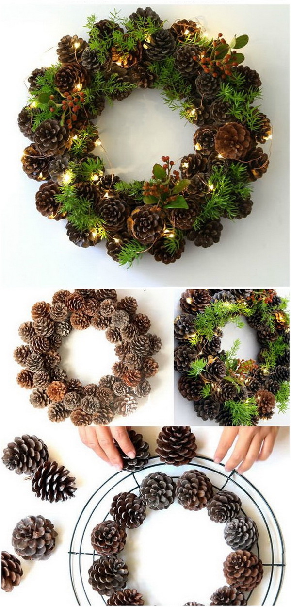 30+ Festive DIY Christmas Wreaths With Lots Of Tutorials - For Creative ...