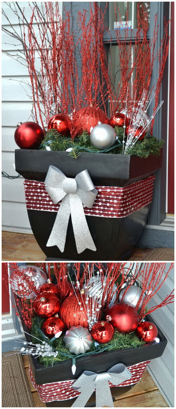 30+ Amazing DIY Outdoor Christmas Decoration Ideas - For Creative Juice