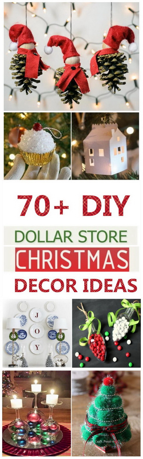 Diy Dollar Store Christmas Crafts Detail With Full Images ★★★★ - All ...