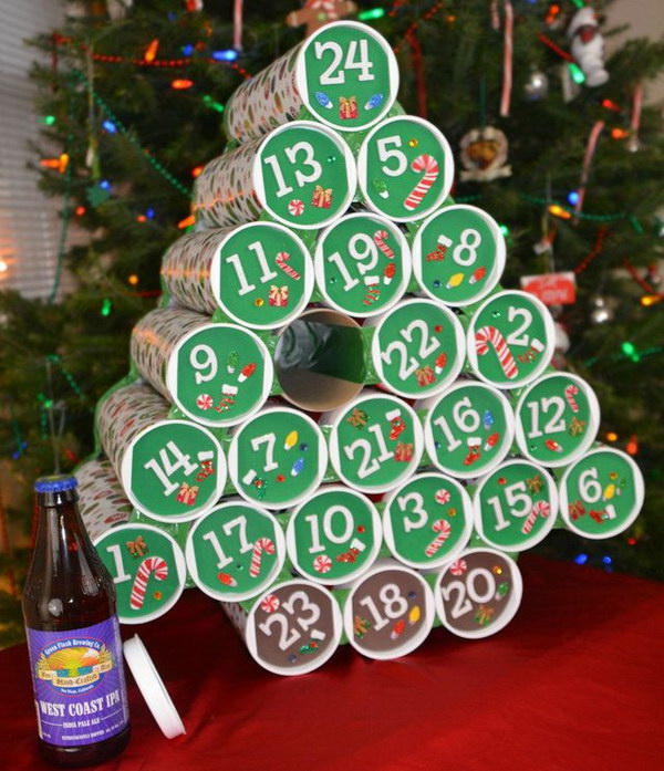 DIY Christmas Countdown Advent Calendar Ideas & Tutorials - For ...