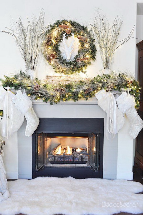 15+ DIY Christmas Mantel Decorating Ideas - For Creative Juice