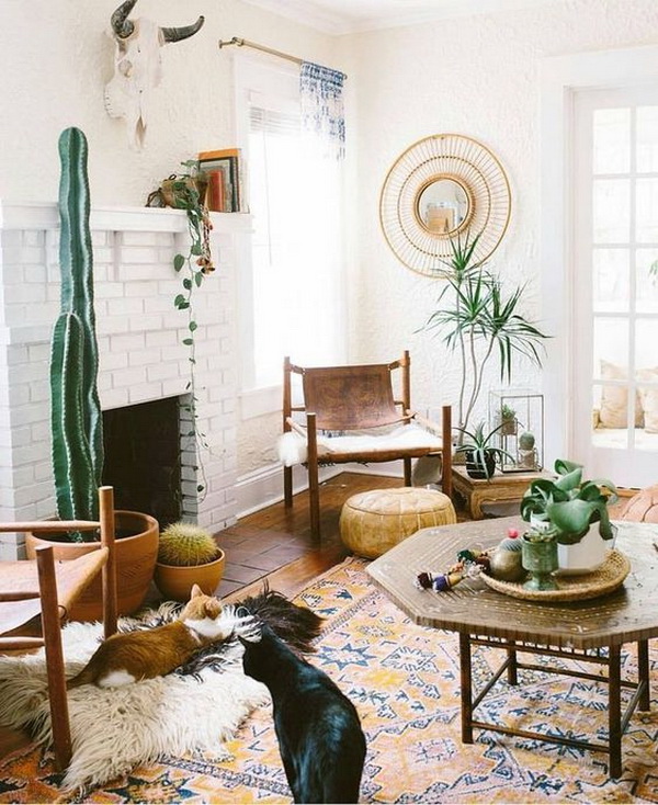 40+ Chic Bohemian Interior Design Ideas - For Creative Juice